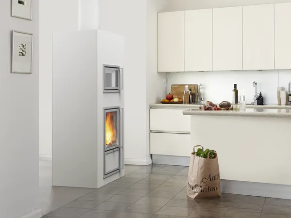 печь-камин tulikivi mustio h1800 мм