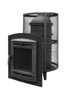 печь для бани прометалл атмосфера xl сетка нерж. со стеклом