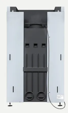 топка каминная дельта 800r два стекла правая, патрубок ф200, экокамин 