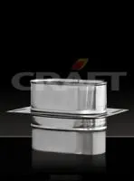 площадка craft монтажная овальная нержавеющая (316/0,5) ф120*240