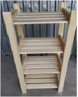 стеллаж - этажерка 4 полки сосна, банный перец