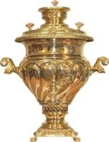 самовар угольный жаровый, 5 л, латунный, персидский, 2003/3