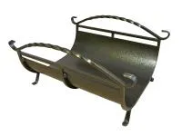 дровница с двумя ручками бронза, банный эксперт