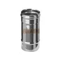 дымоход феррум нержавеющий (439/0,8 мм) ф115 l=0,16м