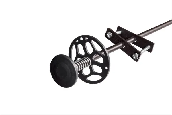 шибер 250 мм на жесткой тяге экокамин