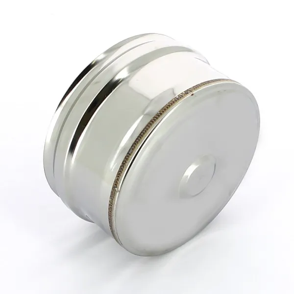 заглушка феррум м внешняя нержавеющая (430/0,5 мм) ф80 с конденсатоотводом